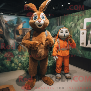 Rust Wild Rabbit mascot...