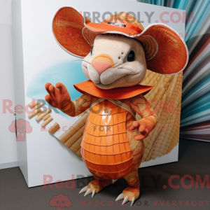 Costume mascotte de tatou...