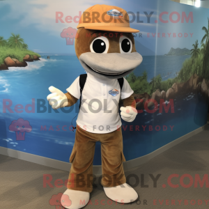 Tan Barracuda maskot...