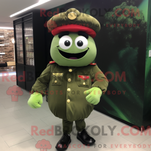 Olive Hamburger mascot...