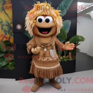 Brown Pad Thai maskot...
