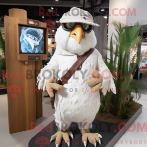White Archeopteryx mascot...