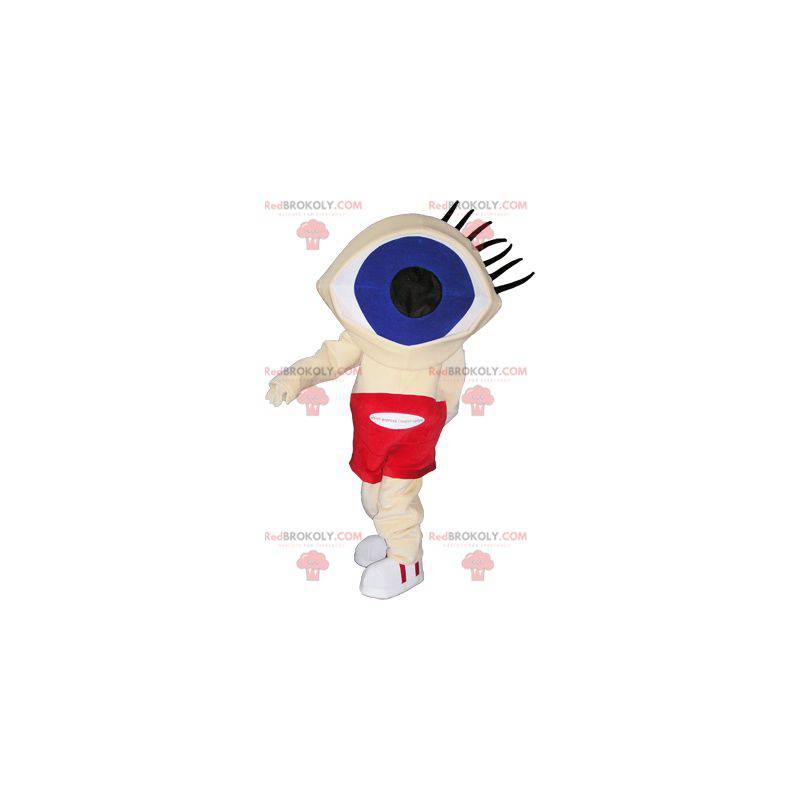 Rolig snögubbelmaskot med ett enormt ögonhuvud - Redbrokoly.com