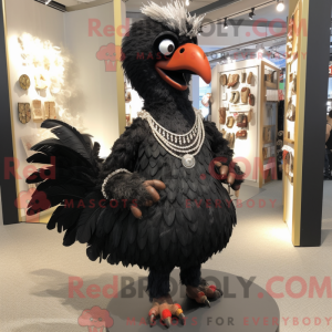 Máscara de frango Svart...