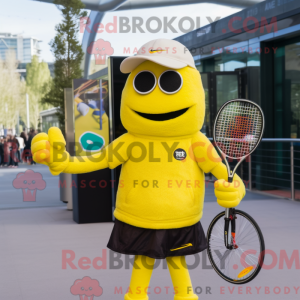 Gul tennisketcher...