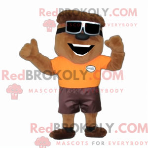 Brown Lasagna mascot...