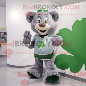 Personaggio mascotte grigio...