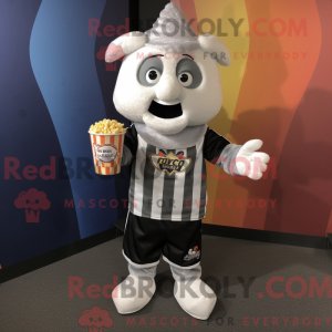 Gray Pop Corn mascot...