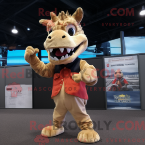 Maskotka Tan Dragon w...