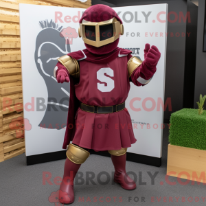 Maroon Spartan Soldier...