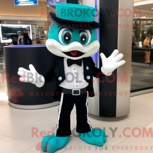Blågrøn armbånd maskot...