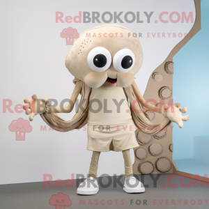 Máscara bege Kraken com...