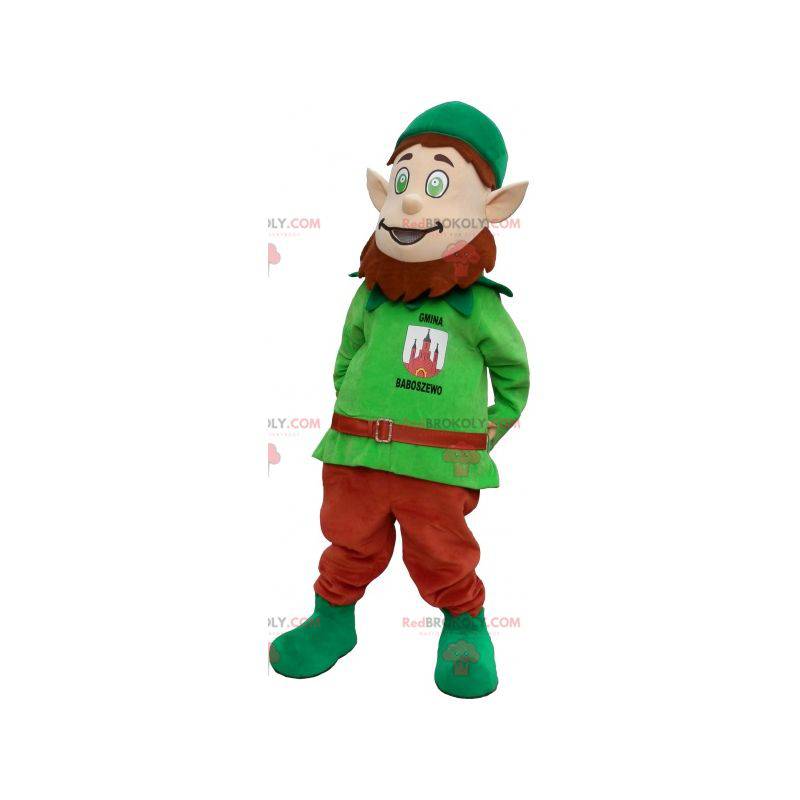 Leprechaun maskot med spidse ører - Redbrokoly.com