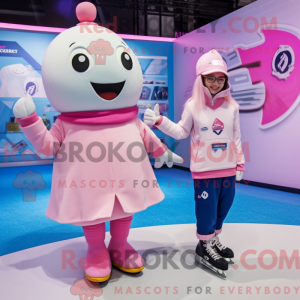 Roze paar schaatsen...