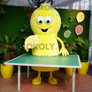 Sitrongult bordtennisbord...