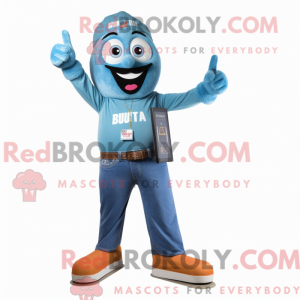Blue Tikka Masala mascot...