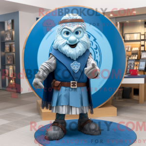 Blue Celtic Shield maskot...
