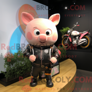 Peach Sow maskot kostume...