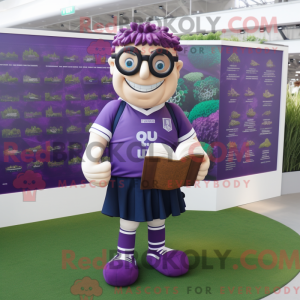 Postava maskota Purple...