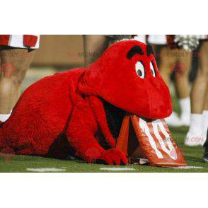Red mascot little red monster - Redbrokoly.com
