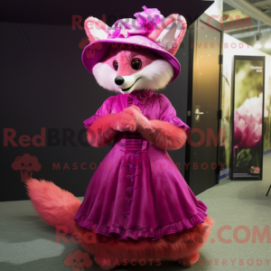 Disfraz de mascota Magenta...