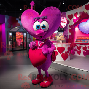 Disfraz de mascota Magenta...