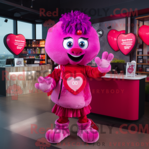 Disfraz de mascota Magenta...