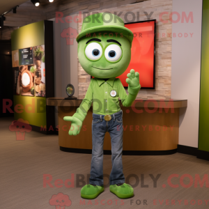 Costume de mascotte d Olive...