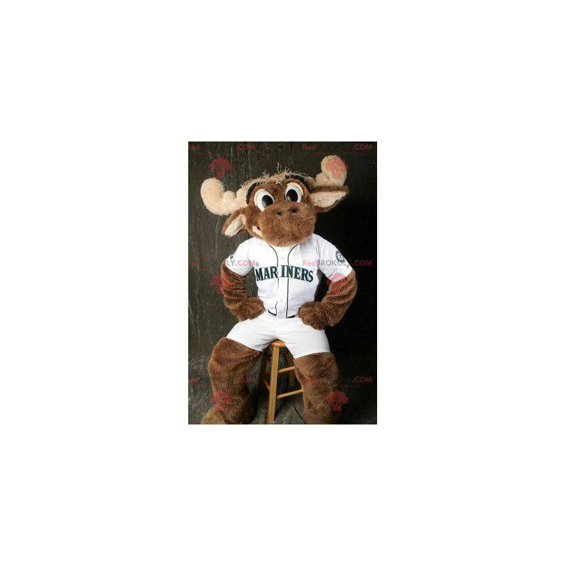 Brown elk caribou mascot - Redbrokoly.com Brown elk caribou mascot - Redbrokoly.com