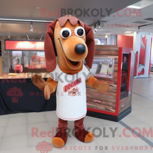 Rust Hot Dog maskot kostume...