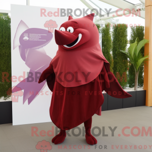 Maroon Manta Ray...