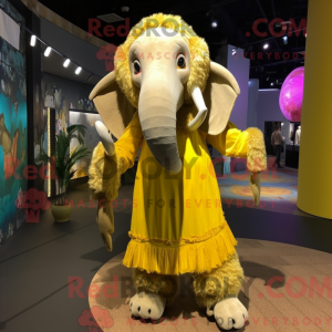 Disfraz de mascota mamut...