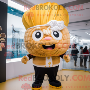 Gold Cupcake maskot...