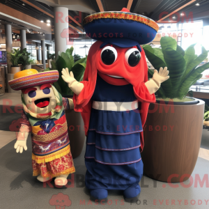 Navy Fajitas maskot kostume...