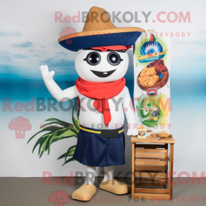 Navy Fajitas maskot kostume...