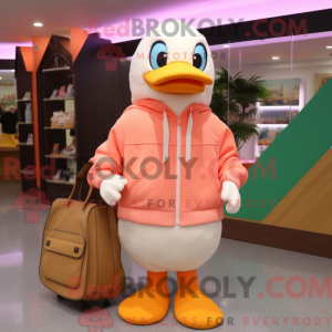 Peach Geese maskot kostume...
