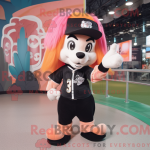 Peach Skunk mascottekostuum...