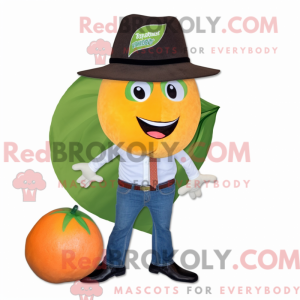 Oliven grapefrukt maskot...