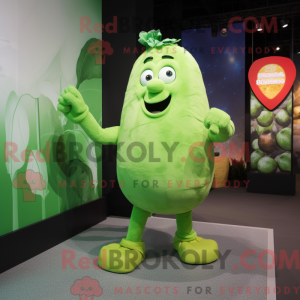 Limegrønn...