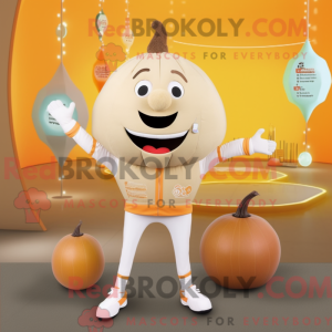 Beige Pumpkin mascot...