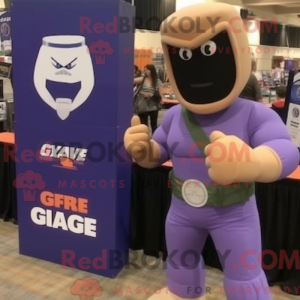 Lavendel Gi Joe maskot...