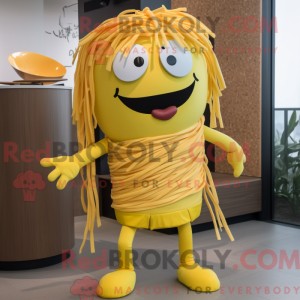 Yellow Ramen mascot costume...