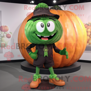 Forest Green Pumpkin maskot...