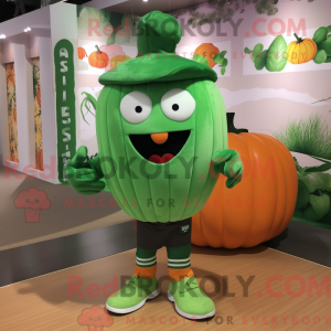 Forest Green Pumpkin maskot...