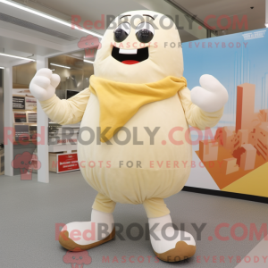 Cream Potato maskot kostyme...