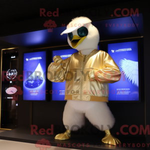 Gold Swan maskot...