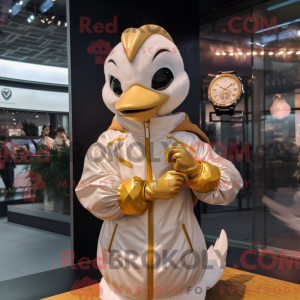 Máscara Gold Swan com...