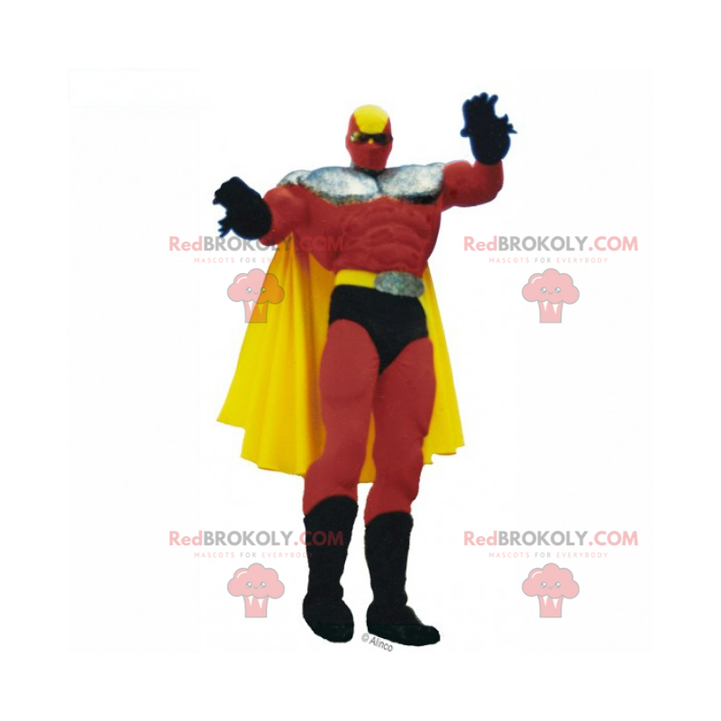Mascotte de super héros - Redbrokoly.com