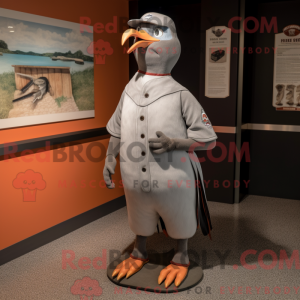 Grå Passenger Pigeon maskot...