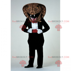 Kobra w galowej sukience - Redbrokoly.com